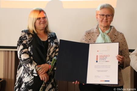 V Kamniku so bile podeljene Murkove nagrade, priznanja in listine 21